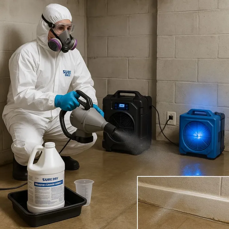 Sanitization and Odor Removal process in Dix Hills, NY